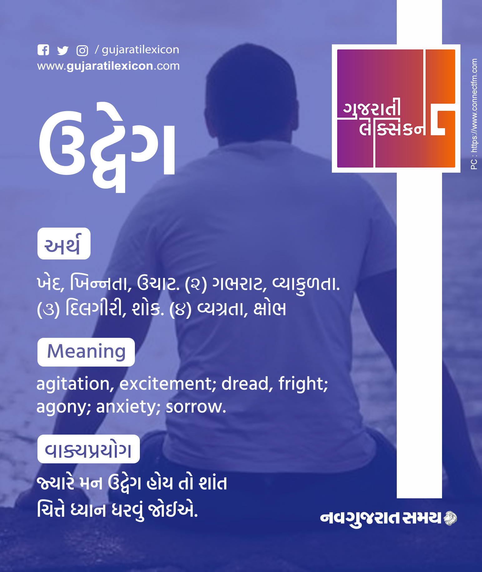 Word of the day Gujarati to English meaning Gujaratilexicon